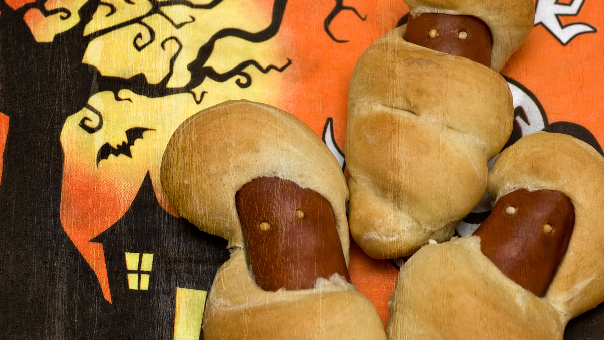 Halloween Ghost Kabanos Sausages » Coffee & Vanilla