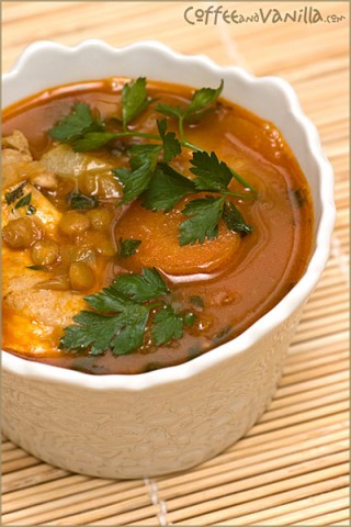 Chicken Soup with Lentils, Ginger and Cardamoms » Coffee & Vanilla