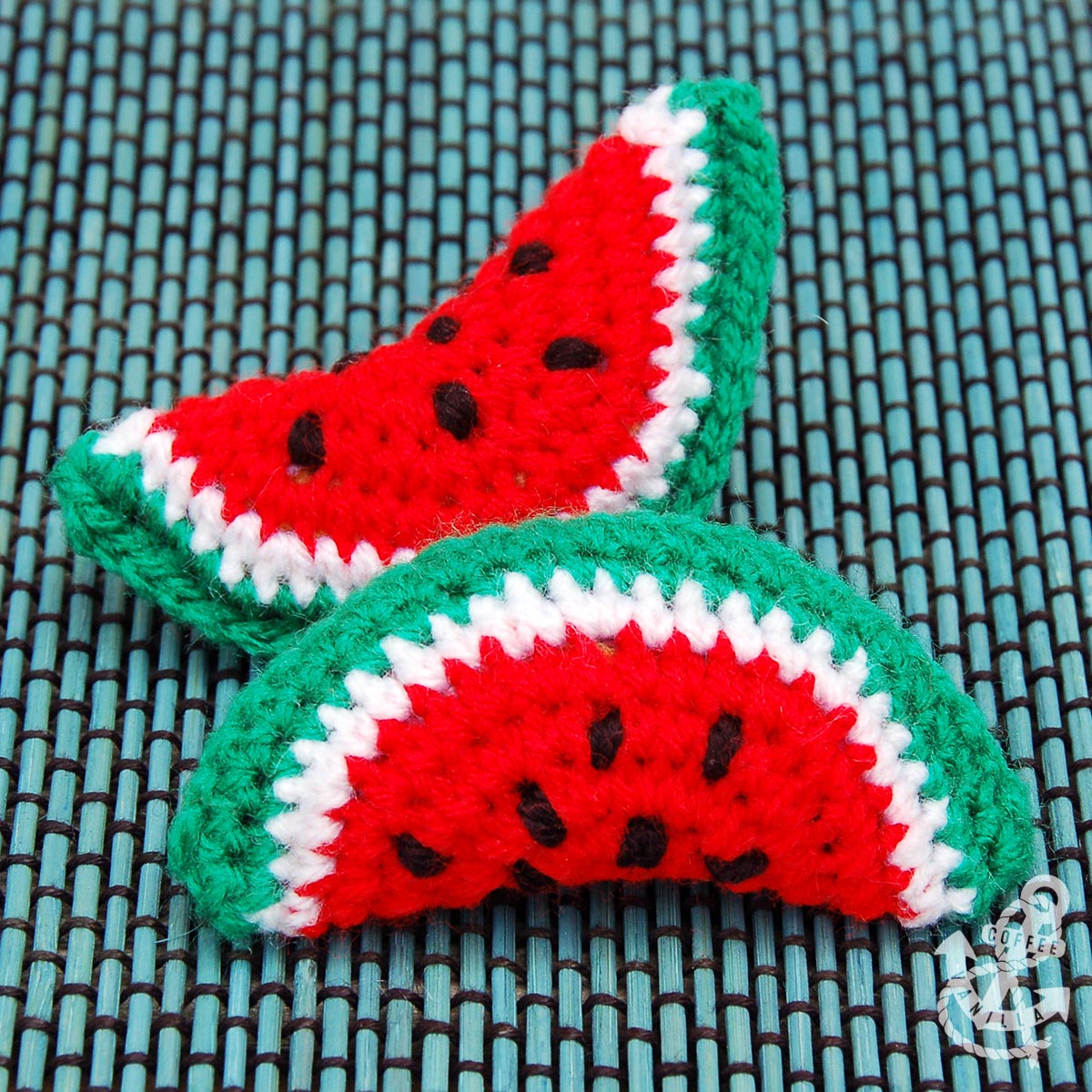 Watermelon Crochet Projects DIY Coasters & Hair Bands » Coffee & Vanilla