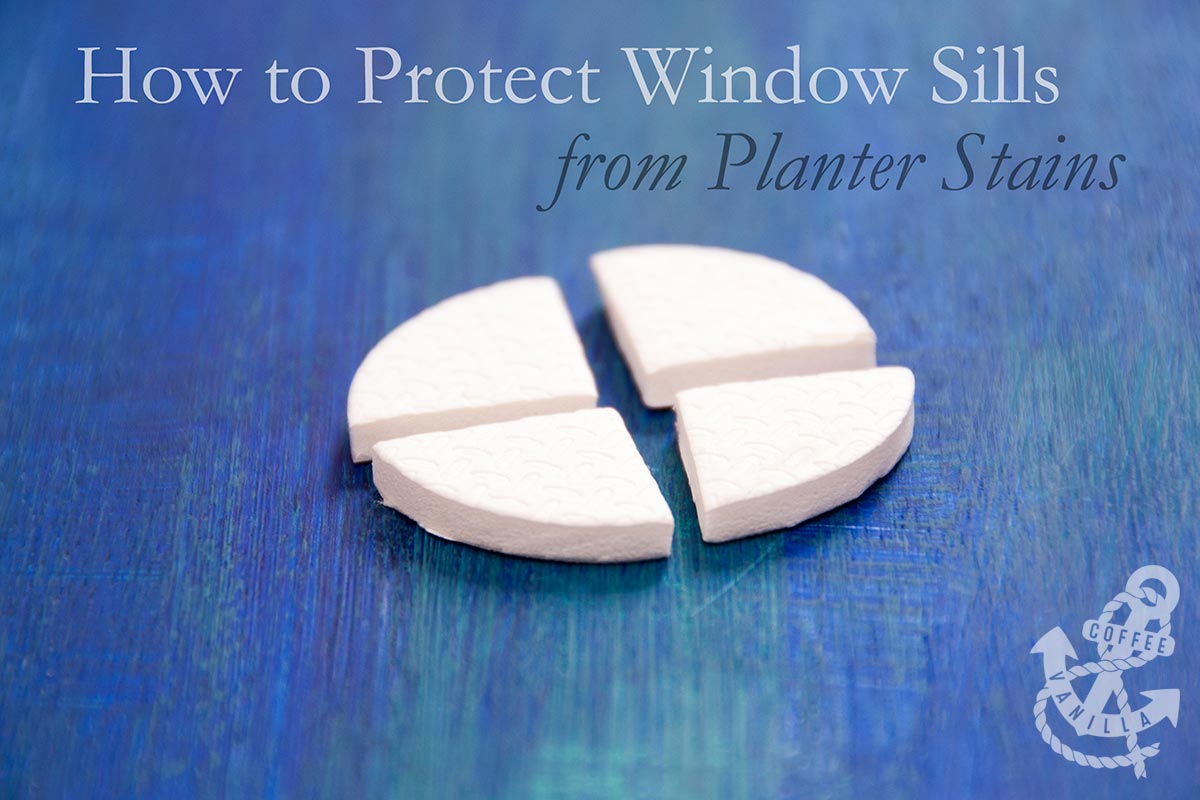 How to Protect Window Sills from Planter Stains - Easy Solution