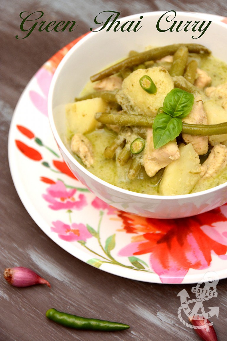 Green Thai Chicken Curry & Green Thai Curry Paste Recipe » Coffee & Vanilla