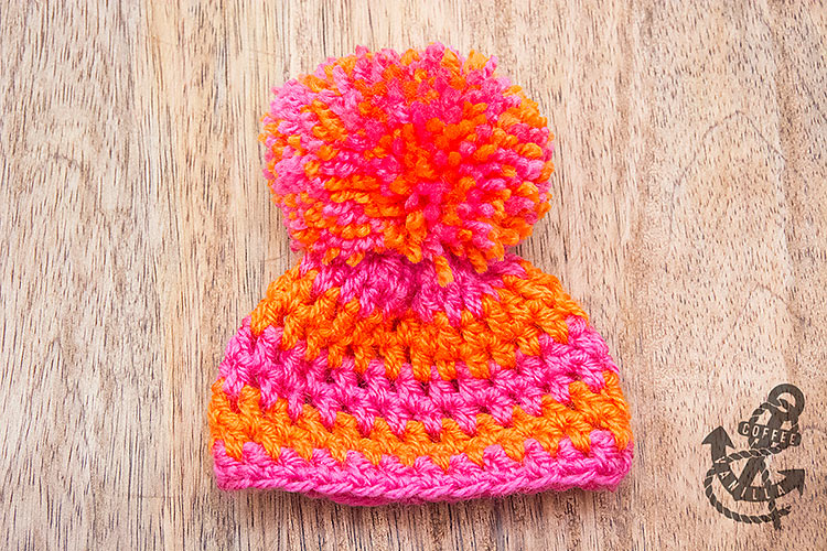 Blog :: News! :: DIY How to Make Pompon Crochet Hat Rico Design
